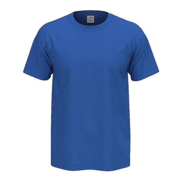 Koszulka Unisex Dla Dorosłych Comfort Plain T-shirt. Niebieskie bluzki STEDMAN, xl, bez wzorów, sportowe, bez kołnierzyka, bez ramiączek. Za 53,99 zł.