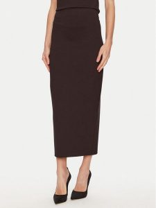 ViCOLO Spódnica midi TS0133 Czarny Regular Fit. Czarne spódnice ViCOLO, s, bez wzorów, z syntetyku, midi. Za 129,99 zł.