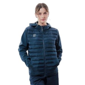 Damska kurtka z kapturem Givova Superior. Niebieskie kurtki Givova, na zimę, bez wzorów, z puchu, z kapturem, narciarskie. Za 303,99 zł.