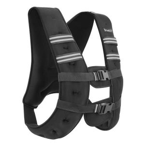 Kamizelka treningowa z obciążeniem KTO HMS. Czarne kamizelki HMS PREMIUM, bez wzorów, bez kołnierzyka, bez ramiączek, bez kaptura. Za 119,00 zł.