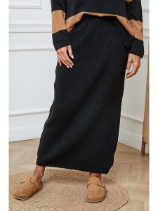 So Cachemire Spódnica dzianinowa "Doristo" w kolorze czarnym rozmiar: XL. Czarne spódnice So Cachemire, na co dzień, xl, bez wzorów, z dzianiny, maxi. Za 166,10 zł.