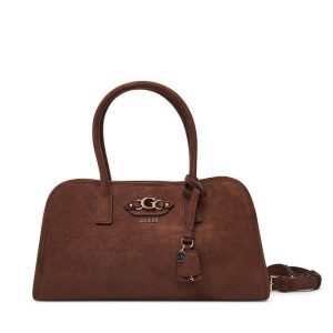 Torebka Guess. Brązowe torebki klasyczne Guess, z aplikacjami, bez dodatków. Za 634,99 zł.