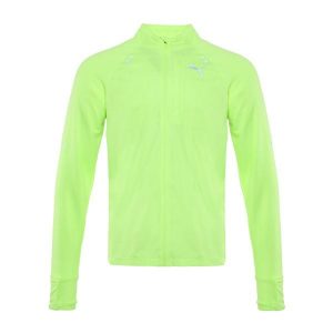 Kurtka do biegania damska PUMA Run Gridfleece. Zielone kurtki Puma, m, bez wzorów, bez kaptura. Za 289,99 zł.