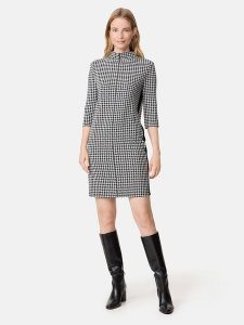 Gerry Weber Sukienka w kolorze czarno-białym rozmiar: 42. Białe sukienki Gerry Weber, bez wzorów, bez kołnierzyka, bez ramiączek, mini. Za 188,85 zł.
