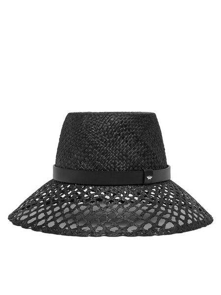 Weekend Max Mara Kapelusz Eliseo 2515571065 Czarny. Czarne kapelusze Weekend Max Mara, bez wzorów, ze skóry. Za 689,99 zł.