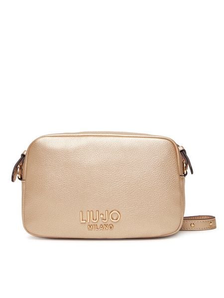 Liu Jo Torebka Ecs S Camera Case AF5137 E0058 Złoty. Żółte listonoszki Liu Jo, bez wzorów, ze skóry, bez dodatków. Za 350,99 zł.
