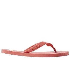 Japonki damskie Reebok Cash Flip. Czerwone klapki Reebok, bez wzorów, z materiału, bez obcasa. Za 32,42 zł.