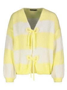 Sublevel Kardigan w kolorze żółto-białym rozmiar: M/L. Białe kardigany Sublevel. Za 108,99 zł.