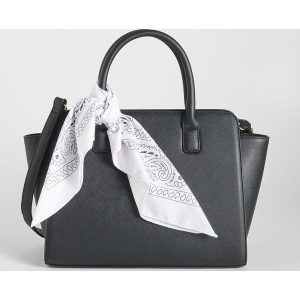 Torba city bag z apaszką - Czarny. Apaszki i chusty marki Sinsay. Za 79,99 zł.