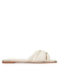 Aldo Klapki Yesenia 13623199 Biały. Białe klapki ALDO, bez wzorów, ze skóry, bez obcasa. Za 289,99 zł.