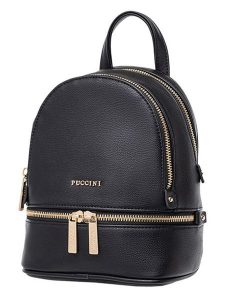 Puccini Plecak w kolorze czarnym - 17 x 22 x 10 cm rozmiar: onesize. Czarne plecaki Puccini. Za 143,45 zł.