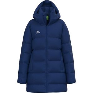 Damska długa kurtka Erima. Niebieskie kurtki Erima, bez wzorów, z puchu, bez kaptura. W wyprzedaży za 461,50 zł.