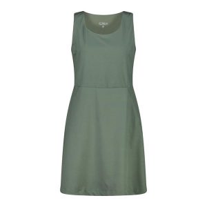 Sukienka damska turystyczne CMP 34S7986. Zielone sukienki CMP, na co dzień, s, bez wzorów, sportowe, bez kołnierzyka, bez ramiączek, sportowe. W wyprzedaży za 134,99 zł.