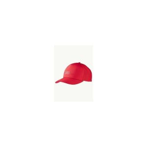 JACK WOLFSKIN Czapka z daszkiem Uson Cap red glow. Czerwone czapki Jack Wolfskin, bez wzorów, sportowe. Za 62,90 zł.