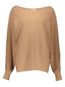 Sublevel Sweter w kolorze jasnobrązowym rozmiar: L/XL. Brązowe swetry oversize Sublevel, l, bez wzorów, bez ramiączek. Za 61,46 zł.