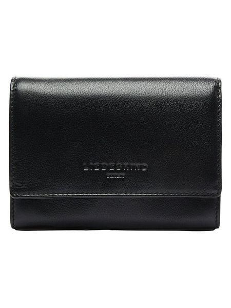 Liebeskind Berlin Skórzany portfel w kolorze czarnym - 13 x 10 x 3 cm rozmiar: onesize. Czarne portfele Liebeskind Berlin, bez wzorów, z materiału. Za 267,92 zł.