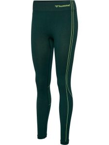 Damskie legginsy bezszwowe Hummel Zone. Zielone legginsy Hummel, bez wzorów, z materiału. Za 175,05 zł.