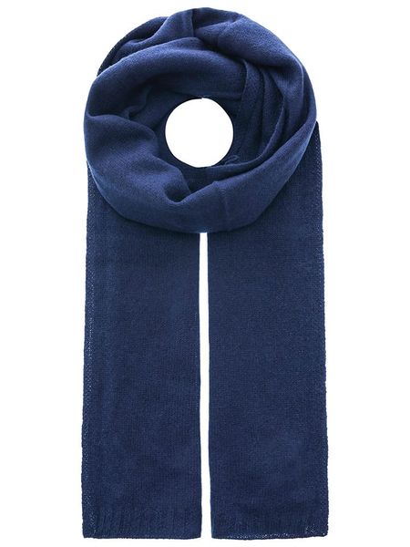 Zwillingsherz Kaszmirowy szal w kolorze granatowym - 180 x 28 cm rozmiar: onesize. Niebieskie szaliki Zwillingsherz, bez wzorów, z kaszmiru. Za 166,10 zł.