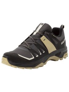 SALOMON Buty turystyczne "Extend GTX" w kolorze czarnym rozmiar: 44,5. Czarne buty trekkingowe Salomon, z gore-texu, bez zapięcia. Za 386,53 zł.