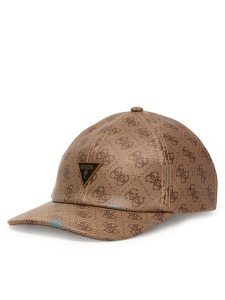 Guess Czapka z daszkiem AM9546 POL01 Beżowy. Brązowe czapki Guess, z aplikacjami, z poliesteru. Za 139,99 zł.