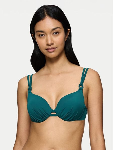 Triumph Góra od bikini Summer Mix&Match 10214519 Zielony. Zielone bikini Triumph, bez wzorów, z syntetyku. Za 95,00 zł.