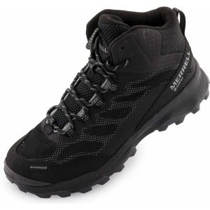 Merrell Speed Strike Mid GTX damskie buty trekkingowe wodoodporne 42. Czarne buty trekkingowe Merrell, bez zapięcia. Za 674,99 zł.