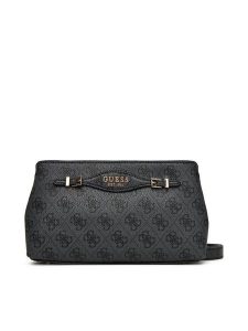 Guess Torebka Katya HWSG96 52120 Szary. Szare listonoszki Guess, z aplikacjami, ze skóry, bez dodatków. Za 379,99 zł.