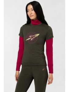 Super.natural Koszulka "Rocket" w kolorze antracytowym rozmiar: M. Czarne bluzki super.natural, m, bez wzorów, z wełny, bez kołnierzyka, bez ramiączek. Za 152,99 zł.