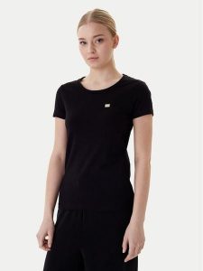 EA7 Emporio Armani T-Shirt 7W001045 AF10373 UC001 Czarny Slim Fit. Czarne t-shirty EA7 Emporio Armani, xs, bez wzorów, z bawełny, bez kołnierzyka, bez ramiączek. Za 269,99 zł.