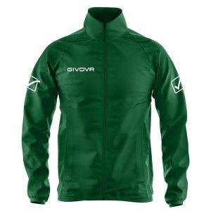 Kurtka przeciwdeszczowa Givova Basico zielona 3XL. Zielone kurtki Givova, na zimę, xl, bez wzorów, bez kaptura. Za 144,99 zł.