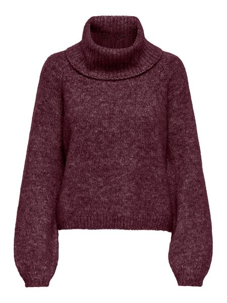 ONLY Golf Gila 15358571 Fioletowy Regular Fit. Fioletowe golfy ONLY, bez wzorów, z syntetyku. Za 169,99 zł.