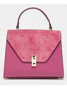 Victor & Hugo Paris Skórzana torebka "Shak" w kolorze różowym - 23,5 x 20 x 10 cm rozmiar: onesize. Różowe torebki klasyczne Victor & Hugo Paris, bez wzorów, z materiału, bez dodatków. Za 260,99 zł.