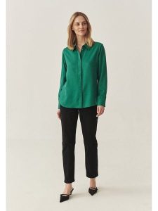 TATUUM Dżinsy - Tapered fit - w kolorze czarnym rozmiar: 38. Czarne jeansy Tatuum, z aplikacjami, ze skóry. Za 200,60 zł.