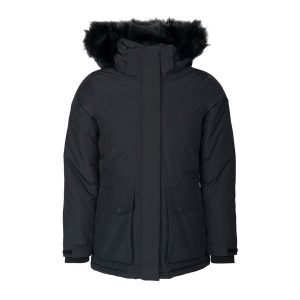 Kurtka turystyczna damska CMP Parka Zip Hood przeciwdeszczowa. Czarne kurtki CMP, m, bez wzorów, bez kaptura. Za 599,99 zł.