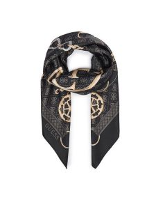 Guess Chusta AW5682 POL90 Czarny. Czarne apaszki i chusty Guess, z aplikacjami, z poliesteru. Za 194,99 zł.