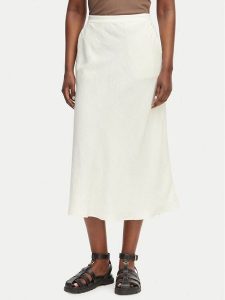Gant Spódnica midi 4400231 Biały Regular Fit. Białe spódnice GANT, bez wzorów, z wiskozy, midi. Za 458,99 zł.
