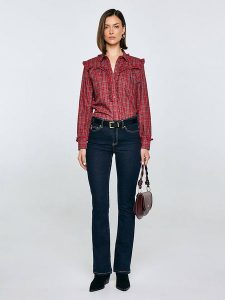 BIG STAR Koszula w kolorze czerwonym rozmiar: XXL. Czerwone koszule Big Star, xxl, bez wzorów, z bawełny, bez kołnierzyka, bez ramiączek. Za 129,99 zł.