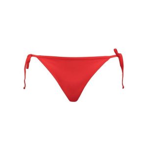 Dół od bikini Dameskie Puma wiązane po bokach w kolorze czerwonym. Czerwone bikini Puma, bez wzorów. Za 129,99 zł.