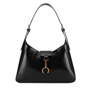 Torebka GINO ROSSI. Czarne torebki klasyczne Gino Rossi, bez wzorów, bez dodatków. Za 379,99 zł.