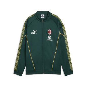 Młodzieżowa kurtka AC Milan KING Anthem PUMA. Zielona kurtki Puma, m, bez wzorów, bez kaptura. Za 339,00 zł.