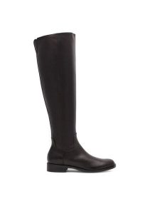 Gino Rossi Muszkieterki MIVAR-02 Czarny. Czarne kozaki Gino Rossi, bez wzorów, ze skóry, bez obcasa, na płaskiej podeszwie, bez zapięcia. Za 459,99 zł.