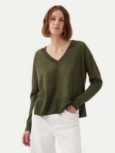 Gap Sweter 854769-03 Zielony Relaxed Fit. Zielone swetry klasyczne GAP, m, z syntetyku, bez kołnierzyka. Za 159,99 zł.