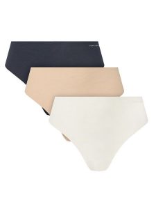 Tommy Hilfiger Komplet 3 par stringów UW0UW05969 Kolorowy. Komplety bielizny TOMMY HILFIGER, bez wzorów, z bawełny. Za 119,99 zł.