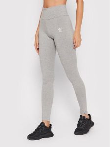 Adidas Legginsy adicolor Essentials HD2351 Szary Tight Fit. Szare legginsy ADIDAS, bez wzorów, z bawełny. Za 89,99 zł.