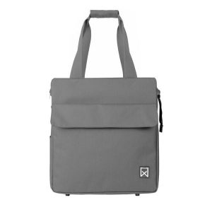 Torba na bagażnik rowerowy Willex Smart Shopper. Szare shopper bag WILLEX, bez wzorów, bez dodatków. Za 347,00 zł.