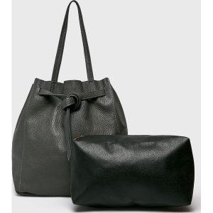 Answear - Torebka skórzana. Shopper bag marki ANSWEAR. W wyprzedaży za 229,90 zł.