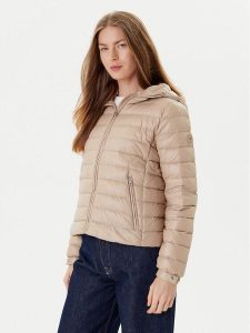 Tommy Hilfiger Kurtka puchowa WW0WW46788 Beżowy Regular Fit. Brązowe kurtki TOMMY HILFIGER, xxl, bez wzorów, z puchu, bez kaptura. Za 539,99 zł.