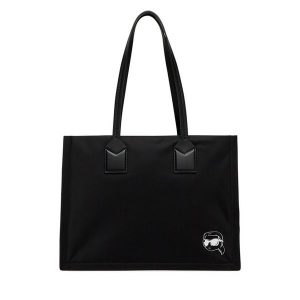 Torebka KARL LAGERFELD. Czarne torebki klasyczne KARL LAGERFELD, bez wzorów, bez dodatków. Za 519,99 zł.