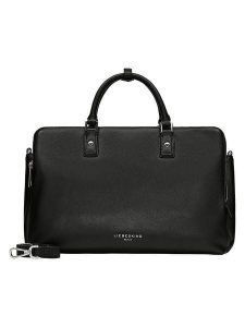 Liebeskind Berlin Skórzana torebka w kolorze czarnym - 36 x 26 x 11 cm rozmiar: onesize. Czarne torebki klasyczne Liebeskind Berlin, bez wzorów, z materiału, przez ramię, bez dodatków. Za 613,51 zł.