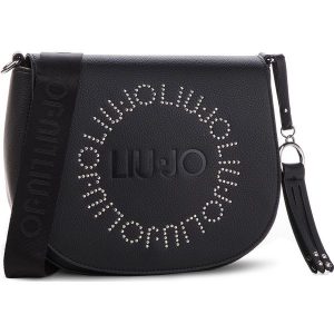 Torebka LIU JO - M Saddle Colorado N68210 E0037 Nero 22222. Czarne listonoszki marki Liu Jo, ze skóry ekologicznej. Za 499,00 zł.